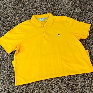Brooks Brothers Performance Polo Shirt - Large - Slim Fit - Yellow